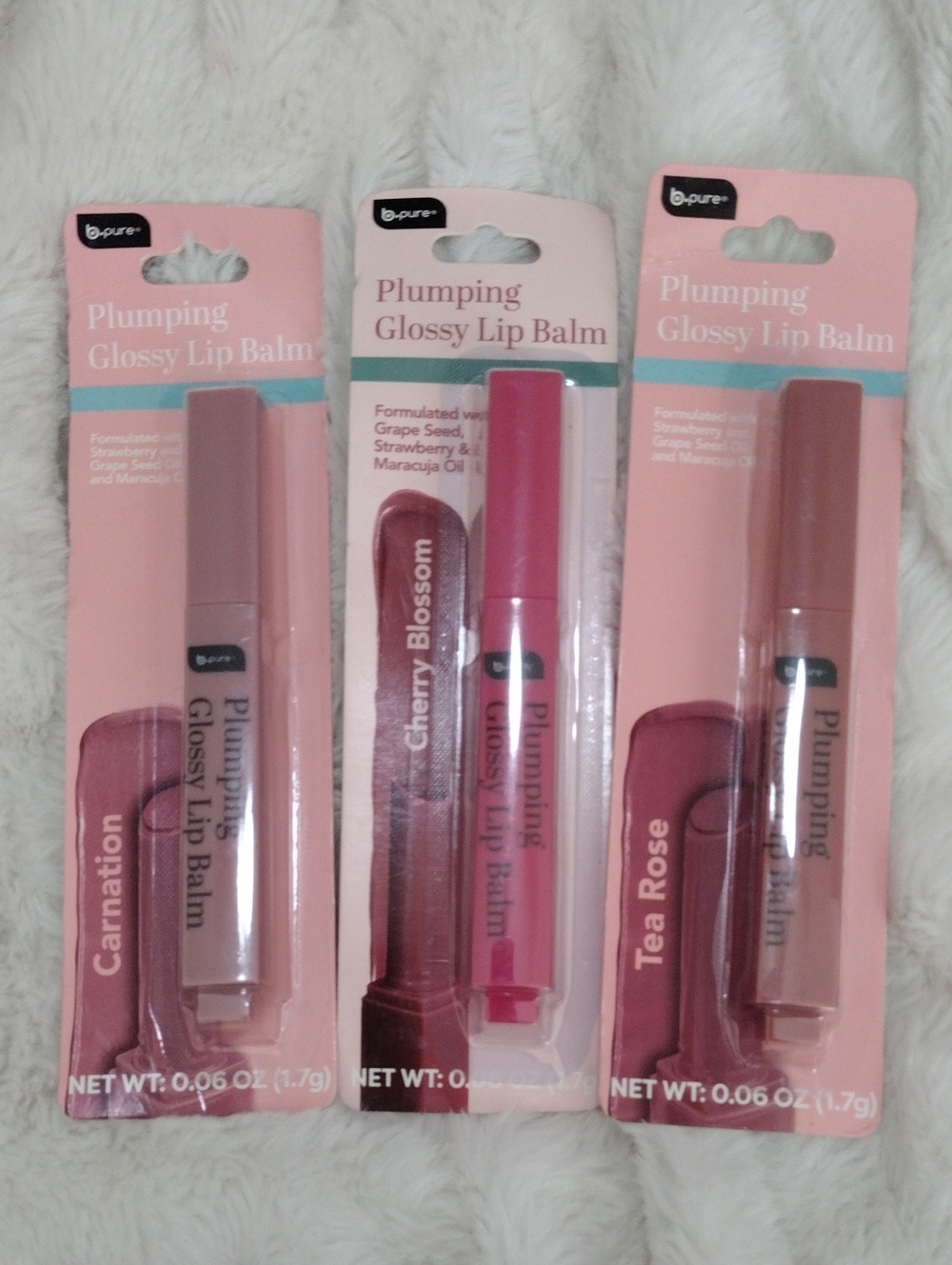 Plumping Glossy Lip Balm Trio